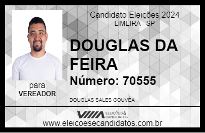 Candidato DOUGLAS DA FEIRA 2024 - LIMEIRA - Eleições