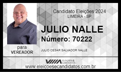 Candidato JULIO NALE 2024 - LIMEIRA - Eleições