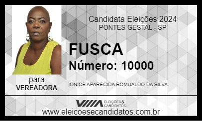 Candidato FUSCA 2024 - PONTES GESTAL - Eleições