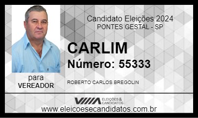 Candidato CARLIM 2024 - PONTES GESTAL - Eleições