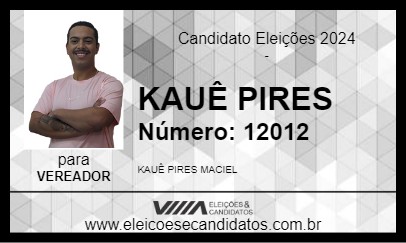 Candidato KAUÊ PIRES 2024 - SÃO MIGUEL ARCANJO - Eleições