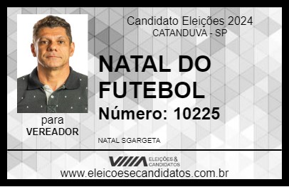 Candidato NATAL DO FUTEBOL 2024 - CATANDUVA - Eleições