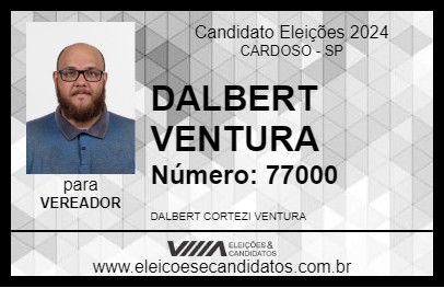 Candidato DALBERT VENTURA 2024 - CARDOSO - Eleições