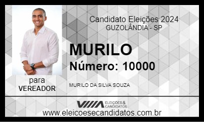 Candidato MURILO 2024 - GUZOLÂNDIA - Eleições