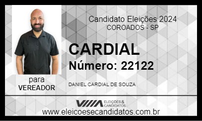 Candidato CARDIAL 2024 - COROADOS - Eleições