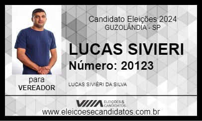 Candidato LUCAS SIVIERI 2024 - GUZOLÂNDIA - Eleições