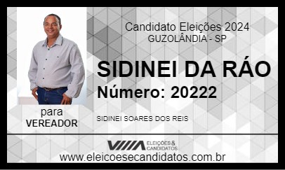 Candidato SIDINEI DA RÁO 2024 - GUZOLÂNDIA - Eleições