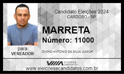 Candidato MARRETA 2024 - CARDOSO - Eleições