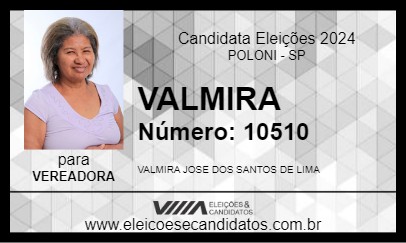 Candidato VALMIRA 2024 - POLONI - Eleições