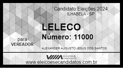 Candidato LELECO 2024 - ILHABELA - Eleições