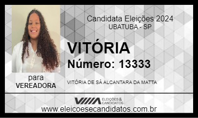 Candidato VITÓRIA  2024 - UBATUBA - Eleições