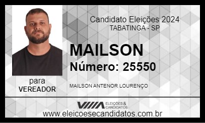 Candidato MAILSON 2024 - TABATINGA - Eleições