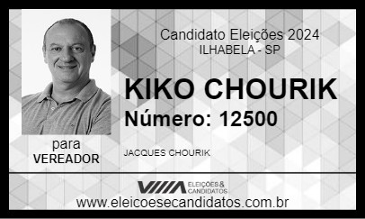 Candidato KIKO CHOURIK 2024 - ILHABELA - Eleições