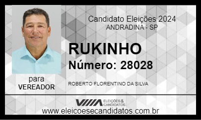 Candidato RUKINHO 2024 - ANDRADINA - Eleições