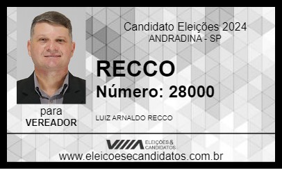 Candidato RECCO 2024 - ANDRADINA - Eleições