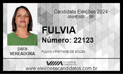 Candidato FULVIA 2024 - ANHEMBI - Eleições