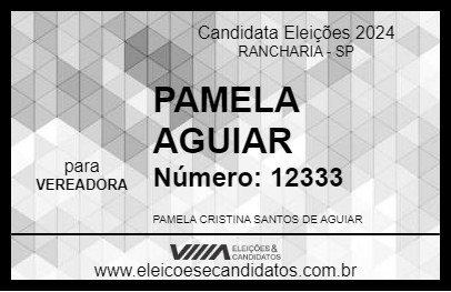 Candidato PAMELA AGUILAR 2024 - RANCHARIA - Eleições