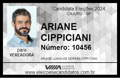 Candidato ARIANE CIPPICIANI 2024 - CAJURU - Eleições