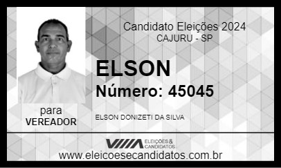 Candidato ELSON 2024 - CAJURU - Eleições