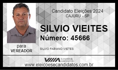 Candidato SILVIO VIEITES 2024 - CAJURU - Eleições