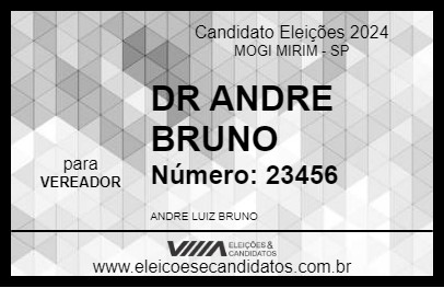 Candidato DR ANDRE BRUNO 2024 - MOGI MIRIM - Eleições