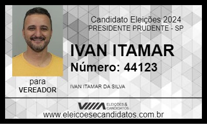 Candidato IVAN ITAMAR 2024 - PRESIDENTE PRUDENTE - Eleições