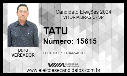 Candidato TATU 2024 - VITÓRIA BRASIL - Eleições