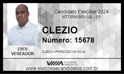 Candidato CLEZIO 2024 - VITÓRIA BRASIL - Eleições