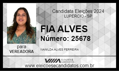 Candidato FIA ALVES 2024 - LUPÉRCIO - Eleições