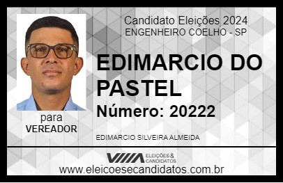 Candidato EDIMARCIO DO PASTEL 2024 - ENGENHEIRO COELHO - Eleições