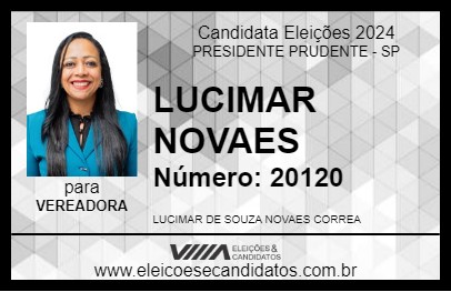 Candidato LUCIMAR NOVAES 2024 - PRESIDENTE PRUDENTE - Eleições