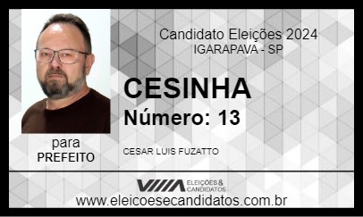 Candidato CESINHA 2024 - IGARAPAVA - Eleições