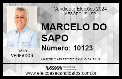 Candidato MARCELO DO SAPO 2024 - MESÓPOLIS - Eleições