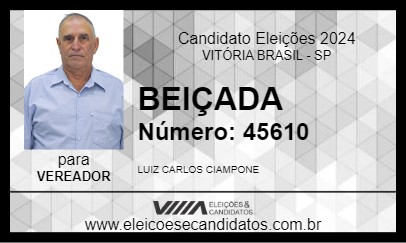 Candidato BEIÇADA 2024 - VITÓRIA BRASIL - Eleições