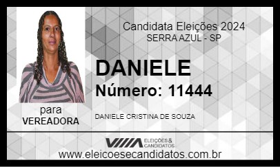 Candidato DANIELE PIU 2024 - SERRA AZUL - Eleições