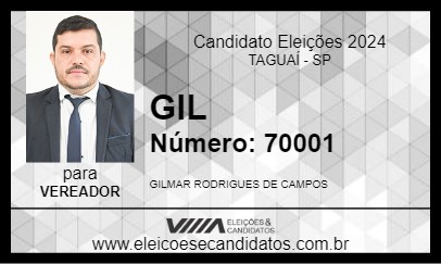 Candidato GIL 2024 - TAGUAÍ - Eleições