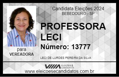 Candidato LECI PEREIRA 2024 - BEBEDOURO - Eleições