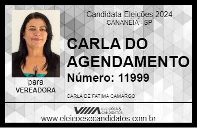 Candidato CARLA DA SAÚDE 2024 - CANANÉIA - Eleições