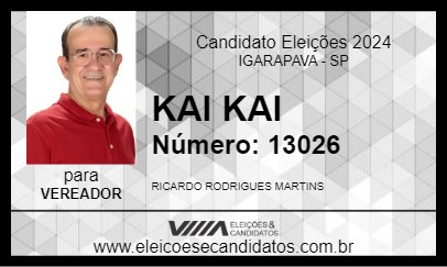 Candidato KAI KAI 2024 - IGARAPAVA - Eleições