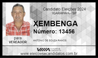 Candidato XEMBENGA 2024 - IGARAPAVA - Eleições