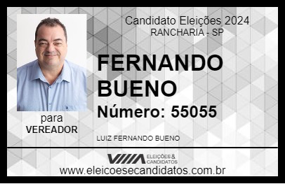 Candidato FERNANDO BUENO 2024 - RANCHARIA - Eleições