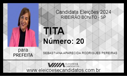 Candidato TITA 2024 - RIBEIRÃO BONITO - Eleições