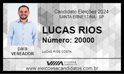 Candidato LUCAS RIOS 2024 - SANTA ERNESTINA - Eleições