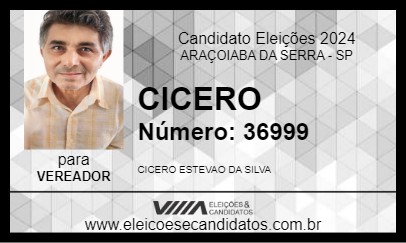 Candidato CICERO 2024 - ARAÇOIABA DA SERRA - Eleições