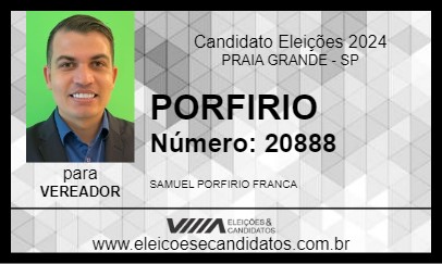 Candidato PORFIRIO 2024 - PRAIA GRANDE - Eleições