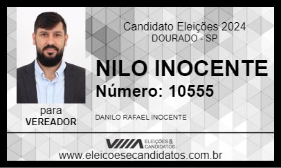 Candidato NILO INOCENTE 2024 - DOURADO - Eleições