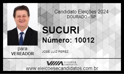 Candidato SUCURI 2024 - DOURADO - Eleições