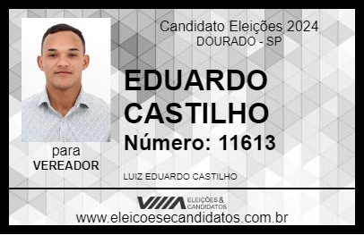 Candidato EDUARDO CASTILHO 2024 - DOURADO - Eleições