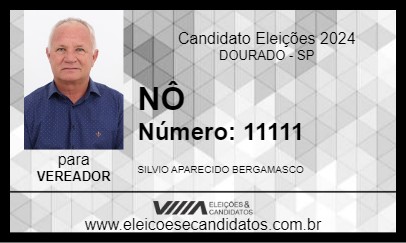 Candidato NÔ 2024 - DOURADO - Eleições