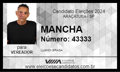 Candidato MANCHA 2024 - ARAÇATUBA - Eleições